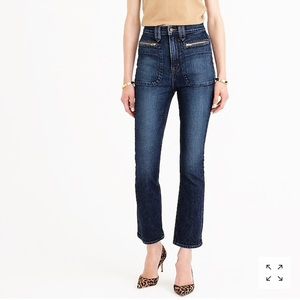 J.Crew NWT Point Sur cropped high-rise jeans